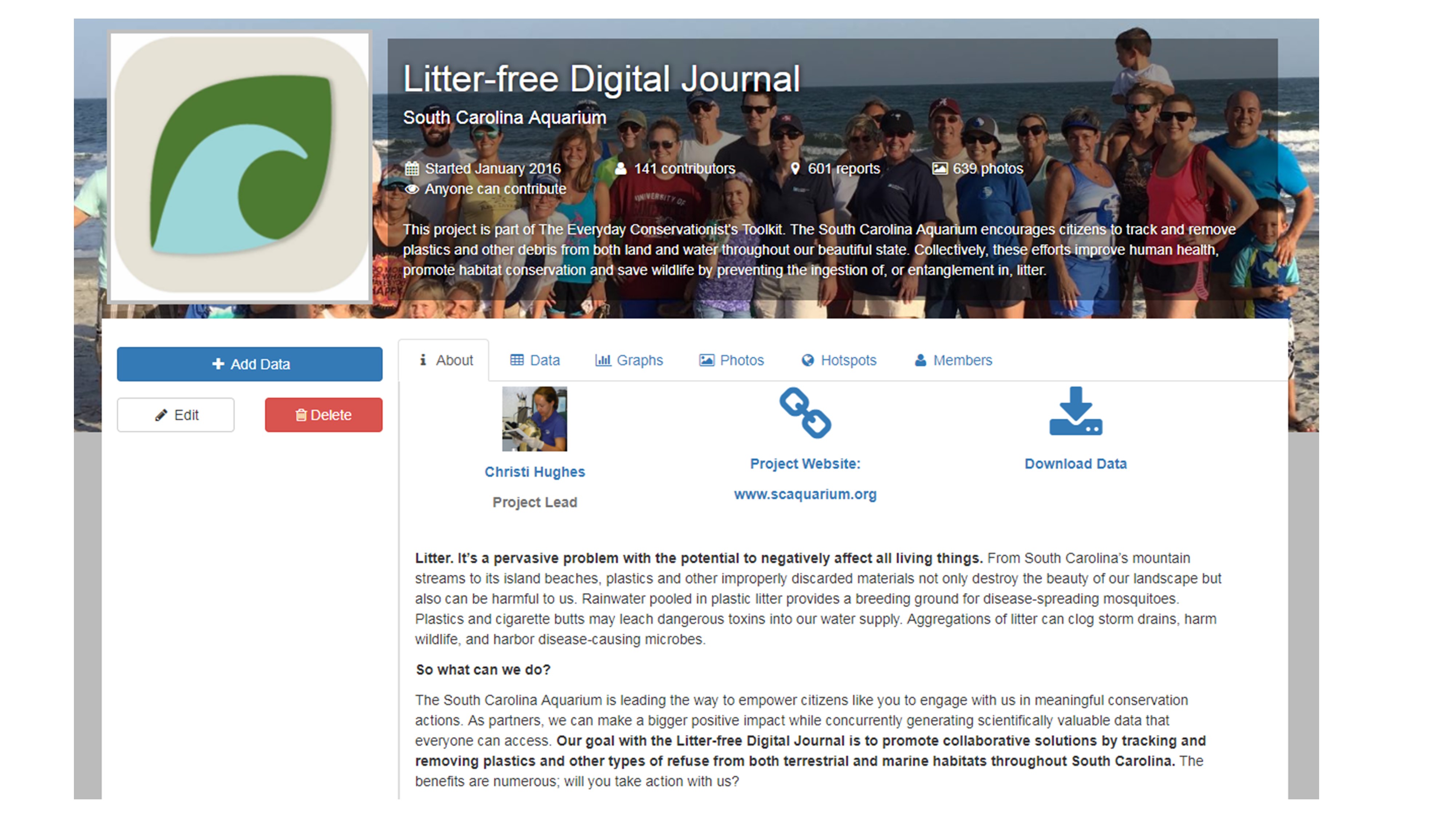 Litter-free Digital Journal